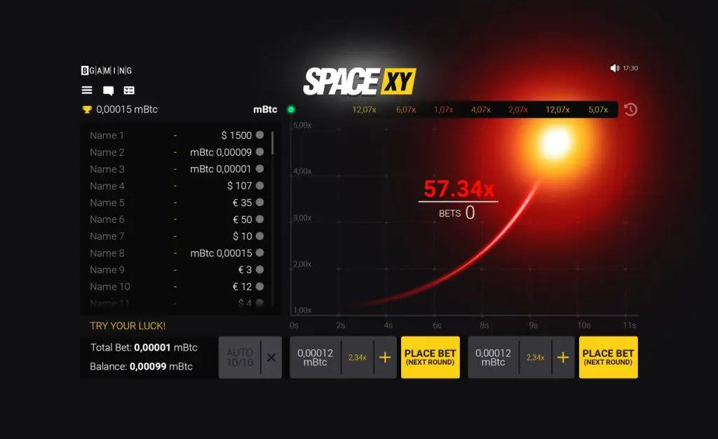 Space XY Spel