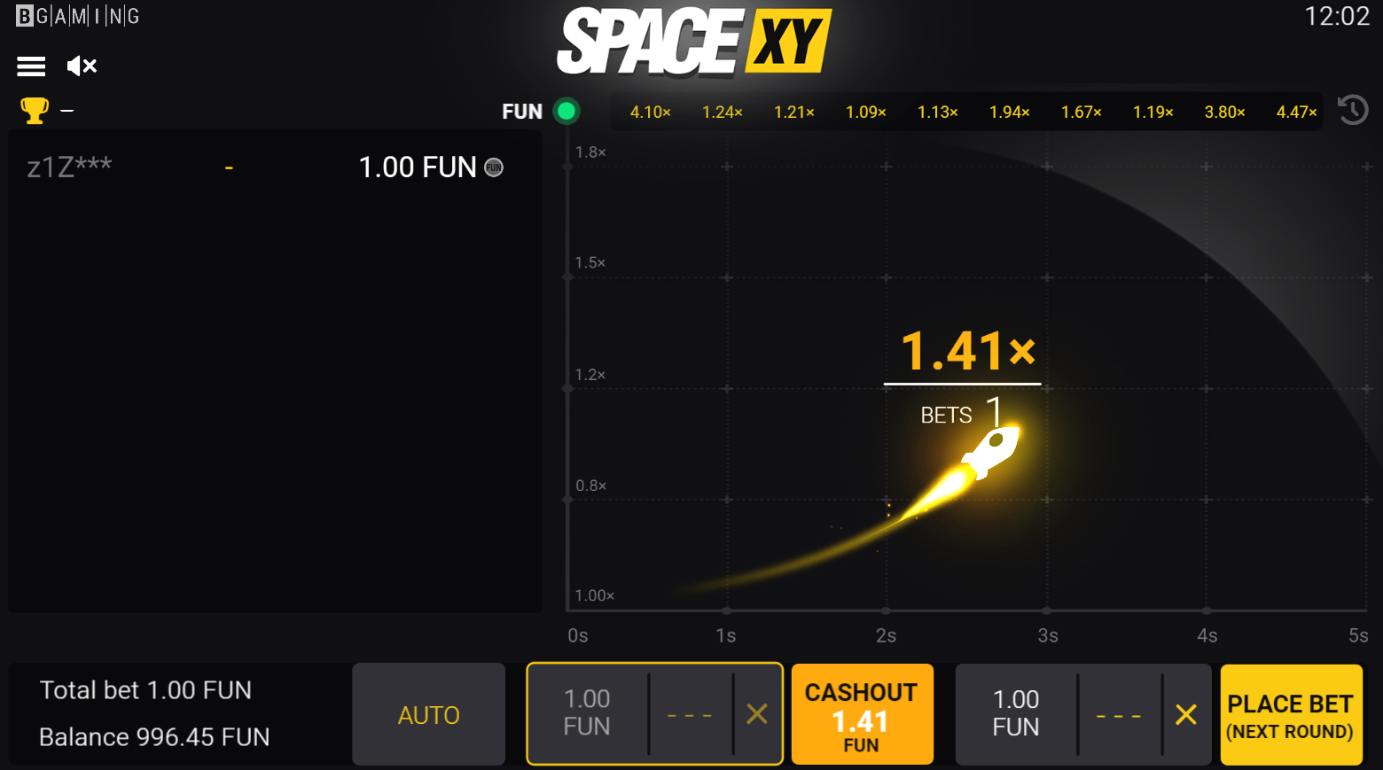 Space XY Slot