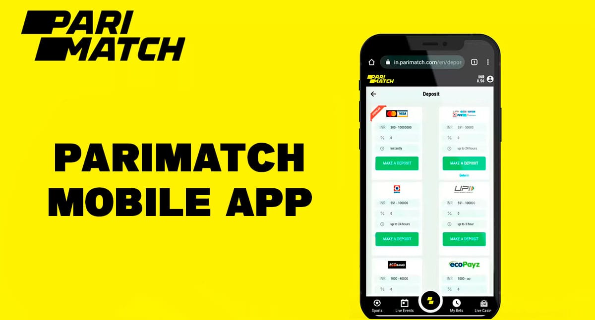 Parimatch Crash 赌场手机应用程序