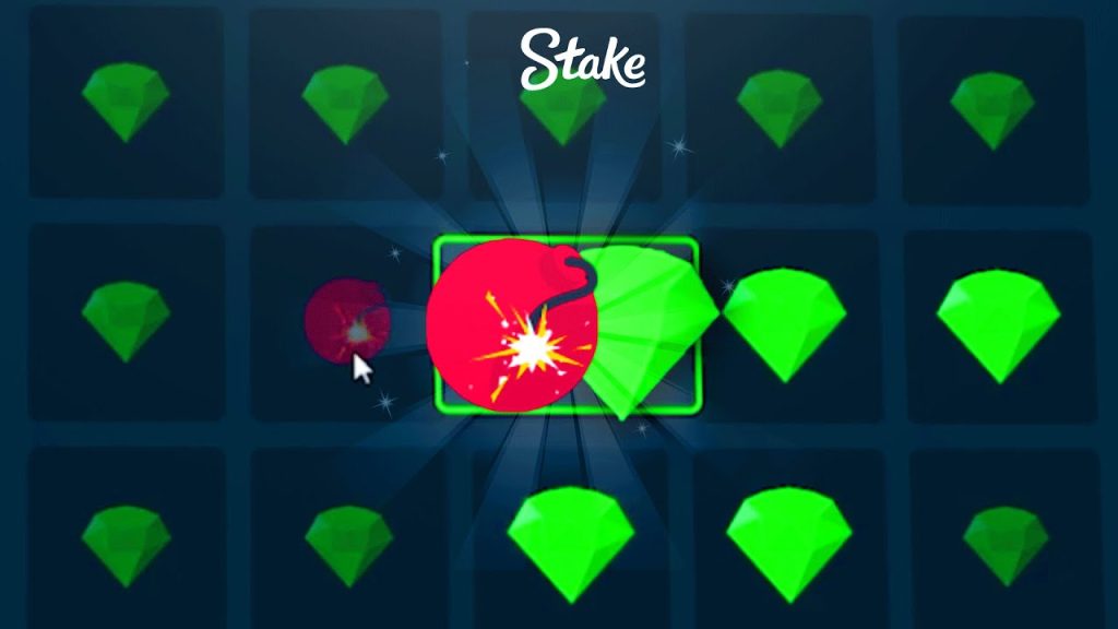 Stake Mines tiešsaistes spēle
