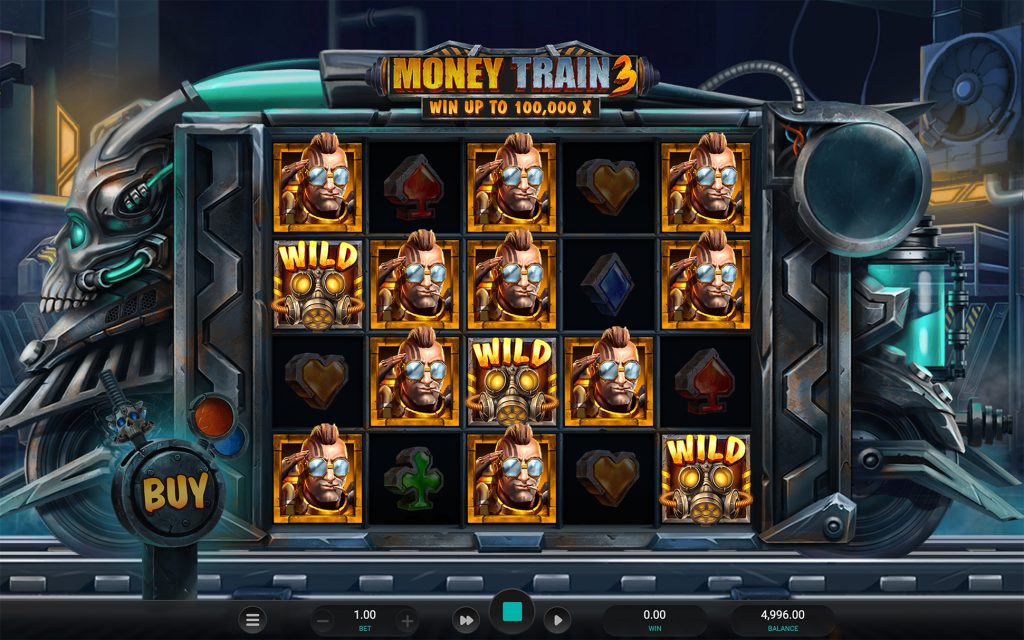 Ronda de bónus no Money Train 3