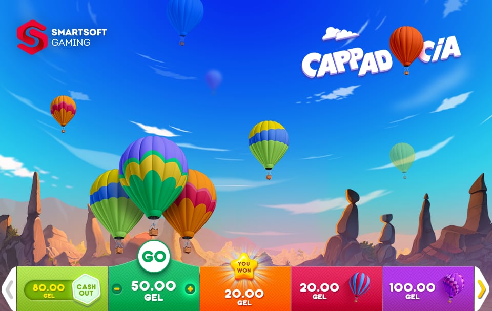 Smartsoft Gaming ұсынған Cappadocia