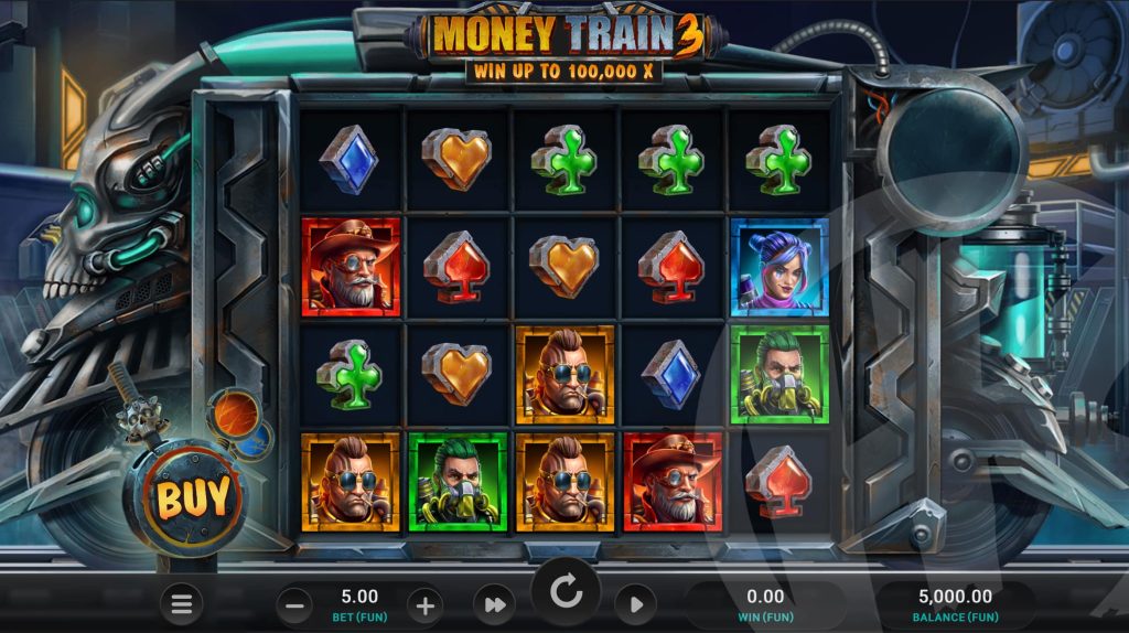 Money Train 3નું ડેમો વર્ઝન