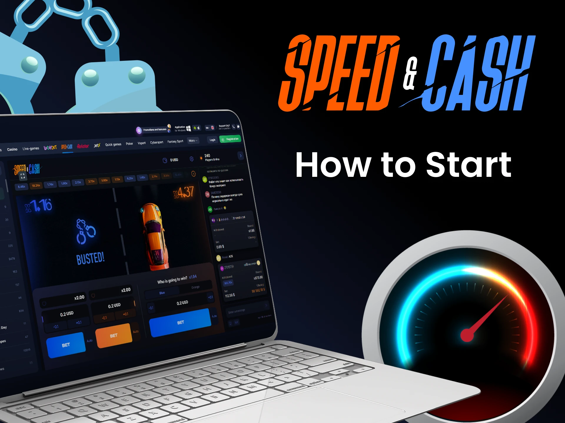 Speed and Cash How to Start