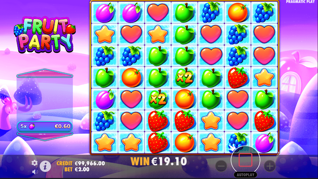 Fruit Party Free Spins round